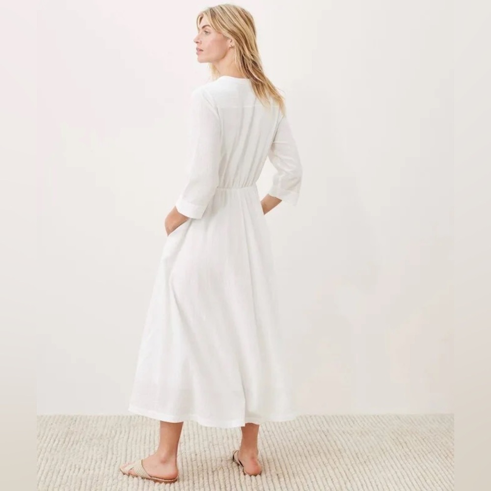 Jenni Kayne Women's Seersucker Shirtdress - Picture 4 of 15